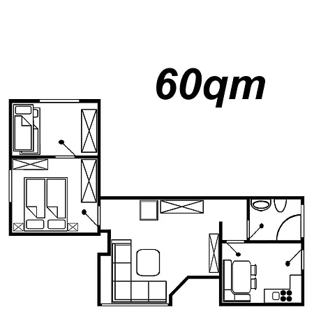 Διαμέρισμα Kapitaenshaus 2 Duhnen